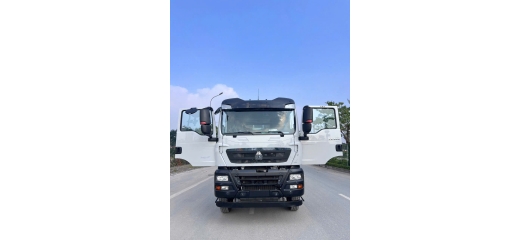 XE BỒN TRỘN BÊ TÔNG 14 KHỐI HOWO TX350 4 CHÂN
